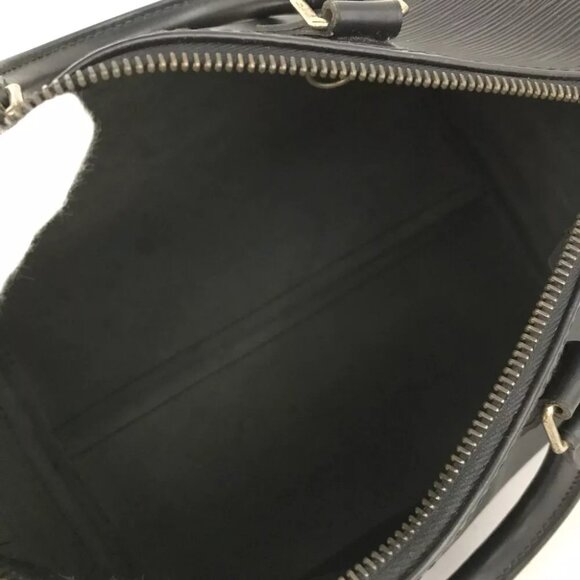 💎✨Authentic✨ Louis Vuitton Black Epi Leather Speedy 30 Satchel Bag - Picture 13 of 16